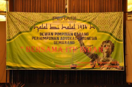 Halal Bihalal Keluarga Besar DPC Peradi Semarang